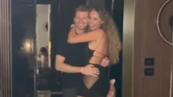 Heartwarming moment Hulkenberg returns home to wife throwing him huge party
