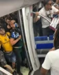 Champions League travel chaos as fans block train and throw rocks