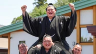 Sumo fans warned they could be SQUASHED by falling wrestlers as UK hosts tournament