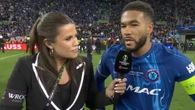 Reece James overheard by TNT Sports host giving half-time rollocking in final
