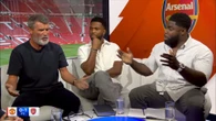 Roy Keane clashes with Micah Richards but fans distracted by Sturridge's face
