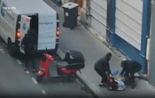 Moment crypto CEO’s daughter & child, 2, attacked by knife-wielding gang