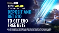 Chelsea v Djurgarden: Get £60 in football free bets & bonuses with William Hill