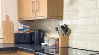 We transformed our dated kitchen for under £150, with ZERO priming needed