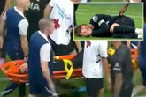James Maddison stretchered off with head in hands in huge Spurs blow