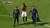 Man Utd star Leny Yoro fights back tears and goes straight down tunnel