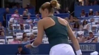 Moment tennis ace saves bug from being squished.. just for ball boy to kill it