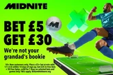Liverpool vs Bournemouth: Get £25 in free bets and 50 free spins with Midnite