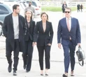 Watch ‘perv’ teacher arrive at court with husband after 'molesting teen'