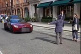 Moment angry OAP stops 'noisy' Aston Martin in street - but who's in the wrong?