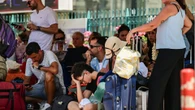 Hols carnage with thousands stranded as gale force winds batter tourist hotspot