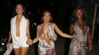 Axed Love Island girls Alima, Emily & Megan go braless in VERY daring outfits
