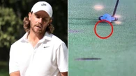 Tommy Fleetwood's 18th hole putt 'hits ball mark' to deny star PGA title