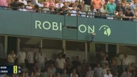 Spectator treated for injuries as panel falls from above during Zverev clash