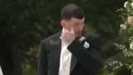Megan McKenna's new husband wipes away tears in new video of their wedding