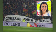 RC Lens fans hold up classy message to Sky Sports ace battling brain infection