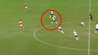 Spurs star Pape Matar Sarr lobs Arsenal's David Raya 'playing as a centre back'