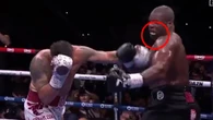 Slow-mo footage of Usyk KOing Dubois emerges with Brit's gumshield flying out