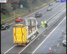 Major motorway closes in one direction after crash as drivers face long delays