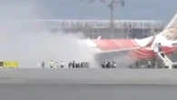 Air India passenger plane catches fire on runway in SECOND panic in 24hrs