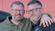 Darts star meets viral doppelganger - can you work out who the real one is?