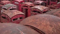 Inside UK's biggest phone box graveyard with 70 rusting kiosks - and why it exists