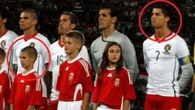 Prem ace lines up as mascot alongside Ronaldo in throwback - now they're rivals