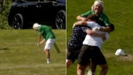Prem cult hero sinks incredible hole-in-one and bundles pals in celebration