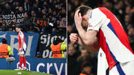 Rice pelted with bottles by Zagreb fans in shameful scenes in Arsenal UCL clash