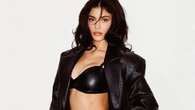 Kylie Jenner flaunts her curves in leather dominatrix bra and tiny thong