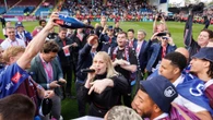 Burnley stars serenaded by chart-topping Noughties legend in surprise scenes