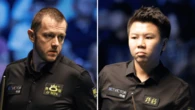 Mark Allen LEADS Zhou Yuelong in thrilling final for £100k