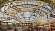 One of the most beautiful train stations in the world is right by a UK beach