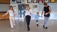 Chris Robshaw's wife turns up to Strictly rehearsals with partner Nadiya