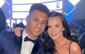 Villa ace Watkins weds long-term partner Ellie after getting engaged at Lake Como