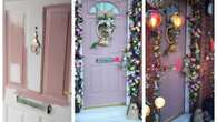 I transformed my front door just in time for spring using Home Bargain buys