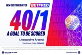 Liverpool vs Arsenal: Get 40/1 for a goal to be scored in Super Sunday showdown