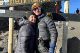 Corrie star Sally Dynevor poses with rarely-seen son Sam in Kilimanjaro climb