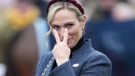 ZARA Tindall was a winner in the style stakes in her grey knit blazer and matching trousers at Cheltenham’s Christmas race.