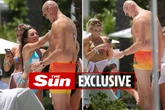 Tyson Fury oiled up by female fan while on holiday in Miami with brother Tommy