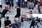 Chelsea and Man City fans brawl in shameful scenes before Champs League final