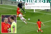 Savage has a meltdown as Wales concede vs Denmark despite a foul in build-up