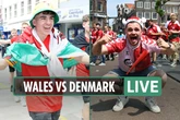 Danes invade Amsterdam but Welsh fans banned ahead of last-16 showdown