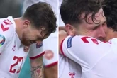 Hojbjerg breaks down in tears after Denmark's Euro 2020 win over Czech Republic