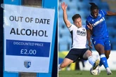 Gillingham selling 'OUT OF DATE' alcohol for £2 during Millwall friendly
