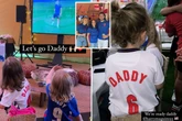 Harry Kane's wife Kate watches England vs Ukraine in Euro 2020 themed tepee
