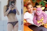 CBeebies presenter Sarah-Jayne Honeywell, 47, poses in lingerie for selfie