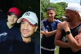 Peter Andre & son Junior fight each other in tough self defence class
