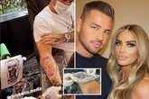 Katie Price's fiancé Carl Woods gets SECOND tattoo of her face on his arm
