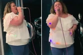 Gogglebox's Amy Tapper shows off impressive singing voice
